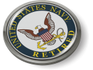 U.S. Navy Retired Eagle and Anchor Emblem