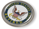 U.S. Navy Retired Eagle and Anchor Emblem
