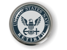 U.S. Navy Retired Eagle and Anchor Emblem (w/b)