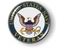 U.S. Navy Veteran Eagle and Anchor Emblem