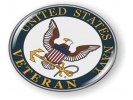 U.S. Navy Veteran Eagle and Anchor Emblem