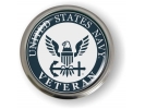U.S. Navy Veteran Eagle and Anchor Emblem (w/b)