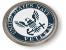 U.S. Navy Veteran Eagle and Anchor Emblem (w/b)