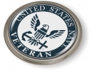 U.S. Navy Veteran Eagle and Anchor Emblem (w/b)