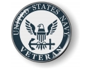 U.S. Navy Veteran Eagle and Anchor Emblem (w/b)