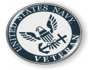 U.S. Navy Veteran Eagle and Anchor Emblem (w/b)