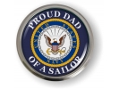 U.S. Navy Proud Dad of a Sailor Emblem