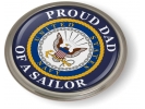 U.S. Navy Proud Dad of a Sailor Emblem