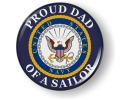 U.S. Navy Proud Dad of a Sailor Emblem