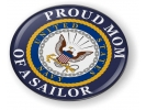 U.S. Navy Proud Mom of a Sailor Emblem