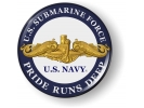 U.S. Navy Submarine Force - Pride Runs Deep - Gold Dolphins Emblem
