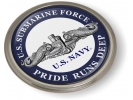 U.S. Navy Submarine Force - Pride Runs Deep - Silver Dolphins Emblem