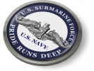 U.S. Navy Submarine Force - Pride Runs Deep - Silver Dolphins Emblem
