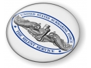 U.S. Navy Submarine Force - Silent Service - Silver Dolphins Emblem