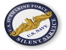 U.S. Navy Submarine Force with Gold Dolphins Emblem