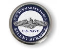 U.S. Navy Submarine Force with Silver Dolphins Emblem