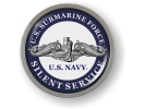U.S. Navy Submarine Force with Silver Dolphins Emblem