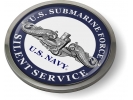 U.S. Navy Submarine Force with Silver Dolphins Emblem