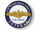 U.S. Navy Submarine Force Veteran with Gold Dolphins Emblem