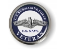 U.S. Navy Submarine Force Veteran with Silver Dolphins Emblem
