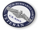 U.S. Navy Submarine Force Veteran with Silver Dolphins Emblem