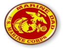 USMC Proud Dad EGA Emblem