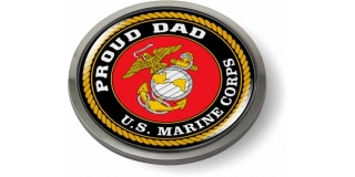 USMC Proud Dad Emblem