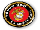 USMC Proud Dad Emblem