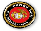 USMC Proud Dad Emblem