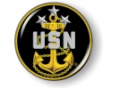 U.S. Navy Fouled Anchor - Master Chief Petty Officer of the Navy Emblem