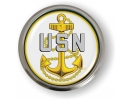 U.S. Navy Fouled Anchor - Chief Petty Officer Emblem (w)