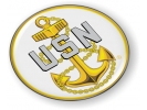 U.S. Navy Fouled Anchor - Chief Petty Officer Emblem (w)