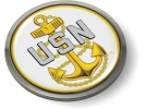 U.S. Navy Fouled Anchor - Chief Petty Officer Emblem (w)