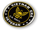 Vietnam ERA Veteran U.S. Navy Emblem