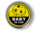 Baby In Car Emblem