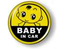 Baby In Car Emblem