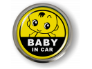 Baby In Car Emblem