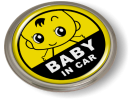 Baby In Car Emblem