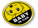 Baby In Car Emblem