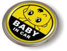 Baby In Car Emblem