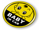 Baby In Car Emblem
