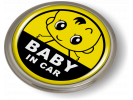 Baby In Car Emblem