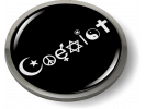Coexist Black Emblem