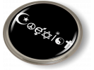 Coexist Black Emblem