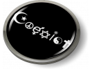 Coexist Black Emblem