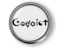 Coexist White Emblem