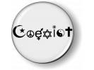 Coexist White Emblem