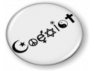 Coexist White Emblem