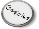 Coexist White Emblem