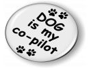 Dog is My Co-Pilot Emblem